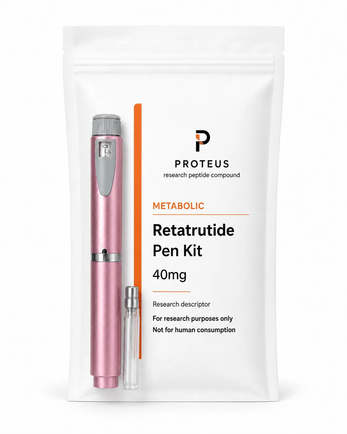 Proteus Retatrutide Pen Kit — reusable pen and pre-filled cartridge